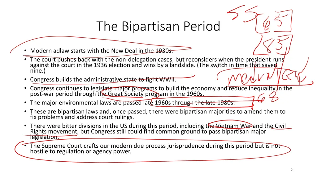 the bipartisan period