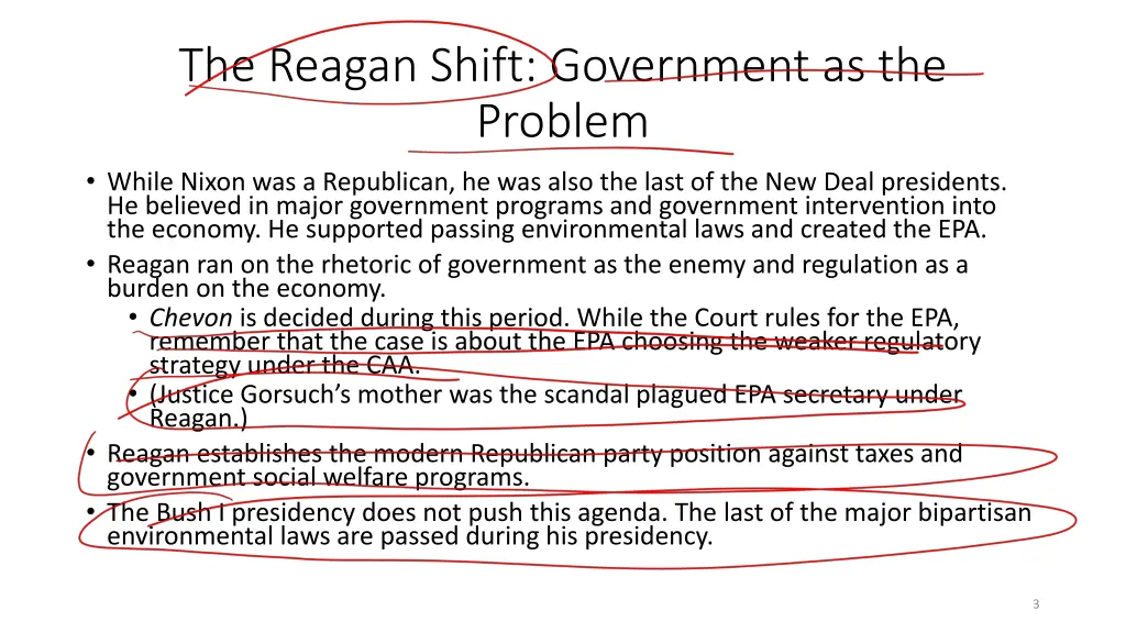 the reagan shift government as the problem