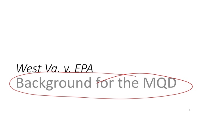 west va v epa background for the mqd