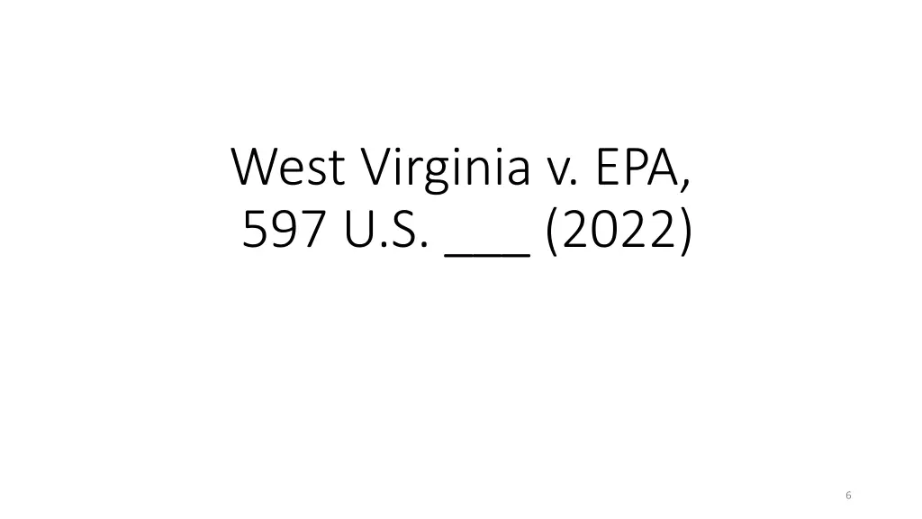 west virginia v epa 597 u s 2022