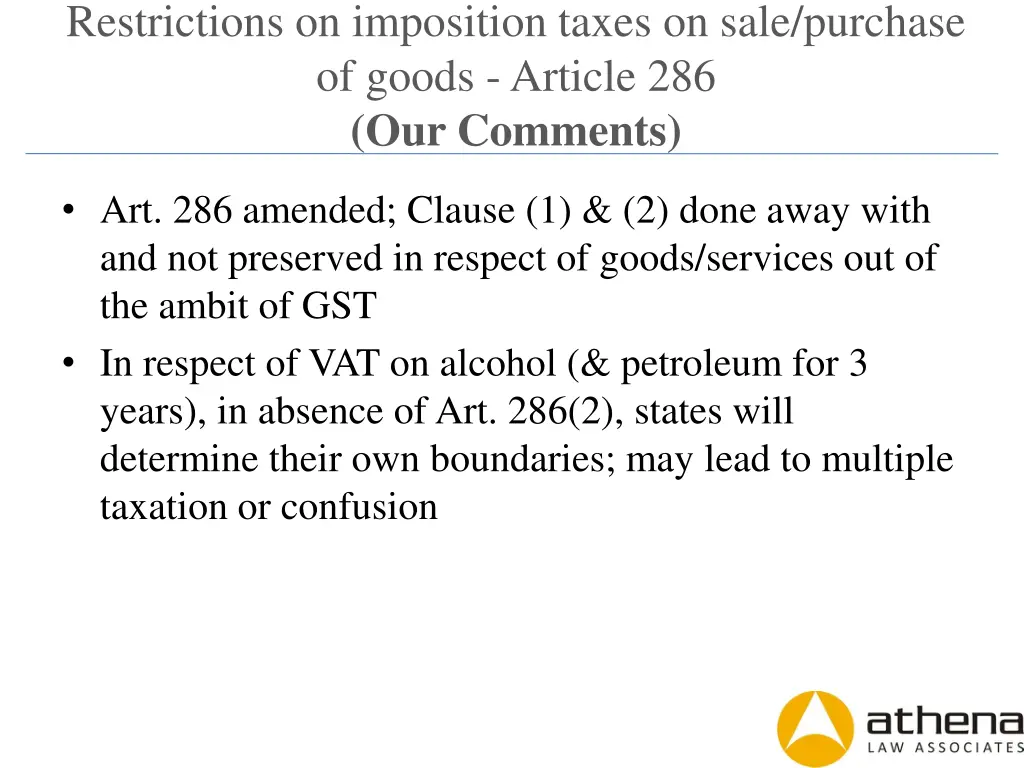 restrictions on imposition taxes on sale purchase 1