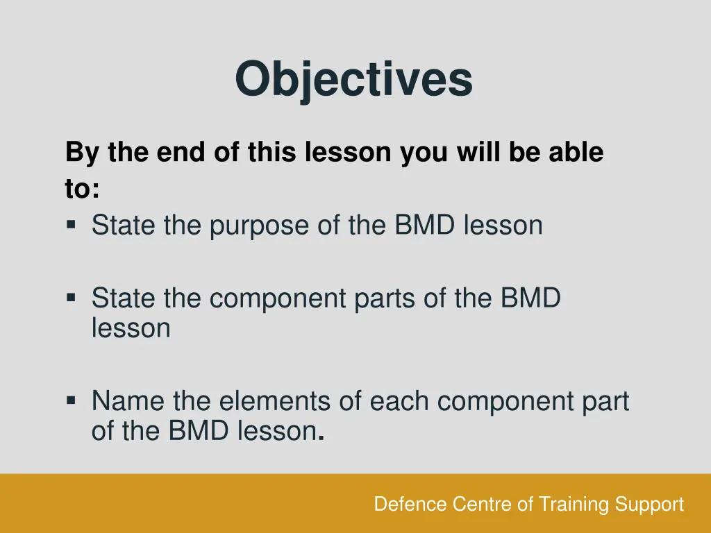 objectives 1