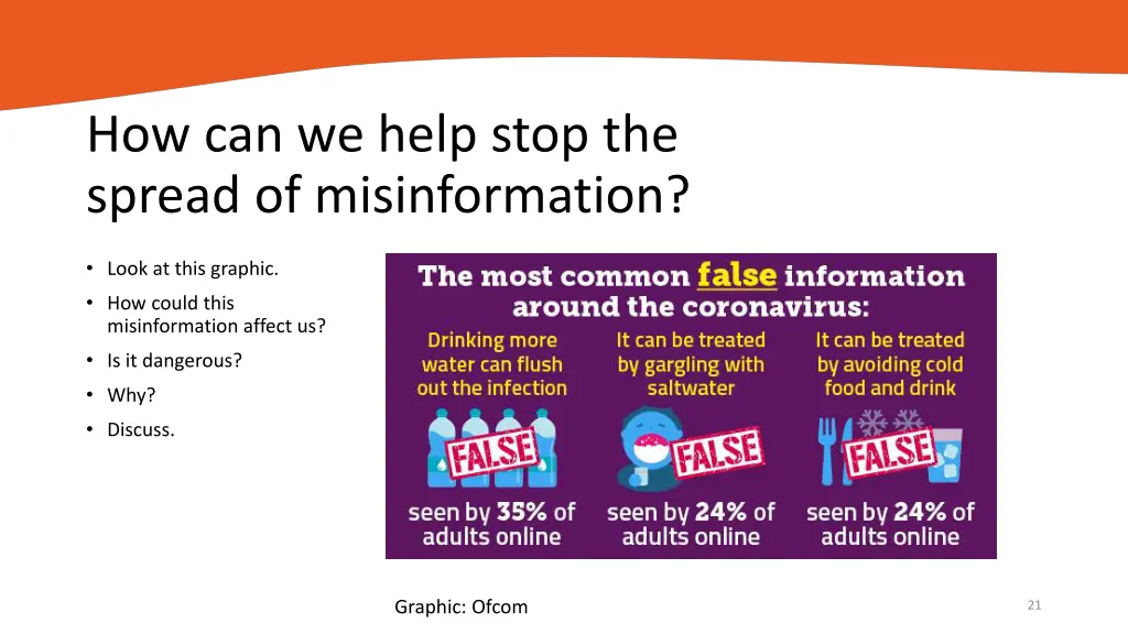 how can we help stop the spread of misinformation