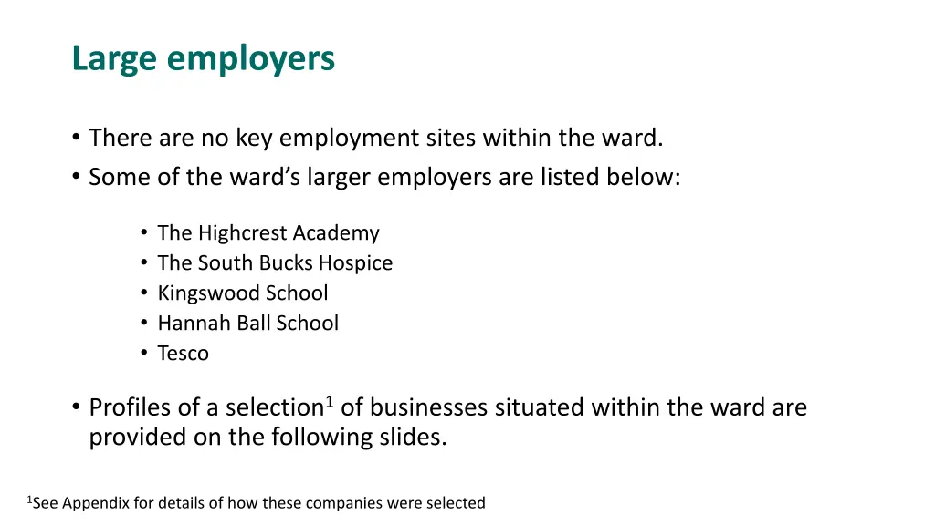 large employers