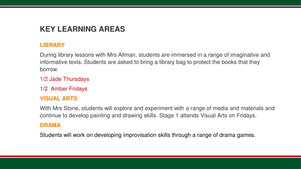 key learning areas 1