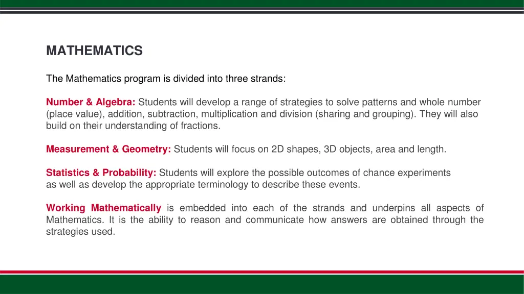 mathematics