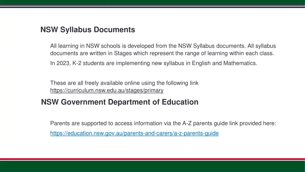 nsw syllabus documents