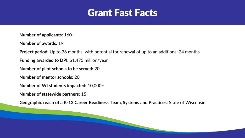 grant fast facts grant fast facts