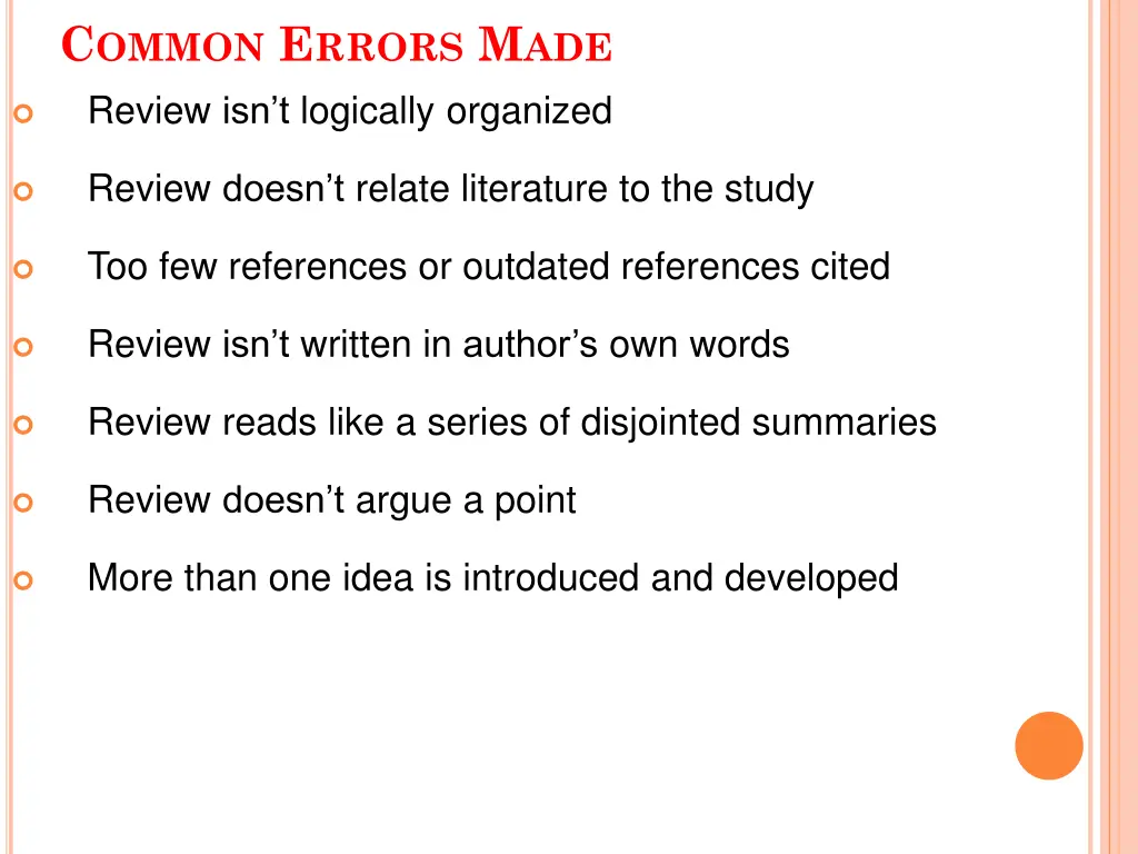 c ommon e rrors m ade review isn t logically