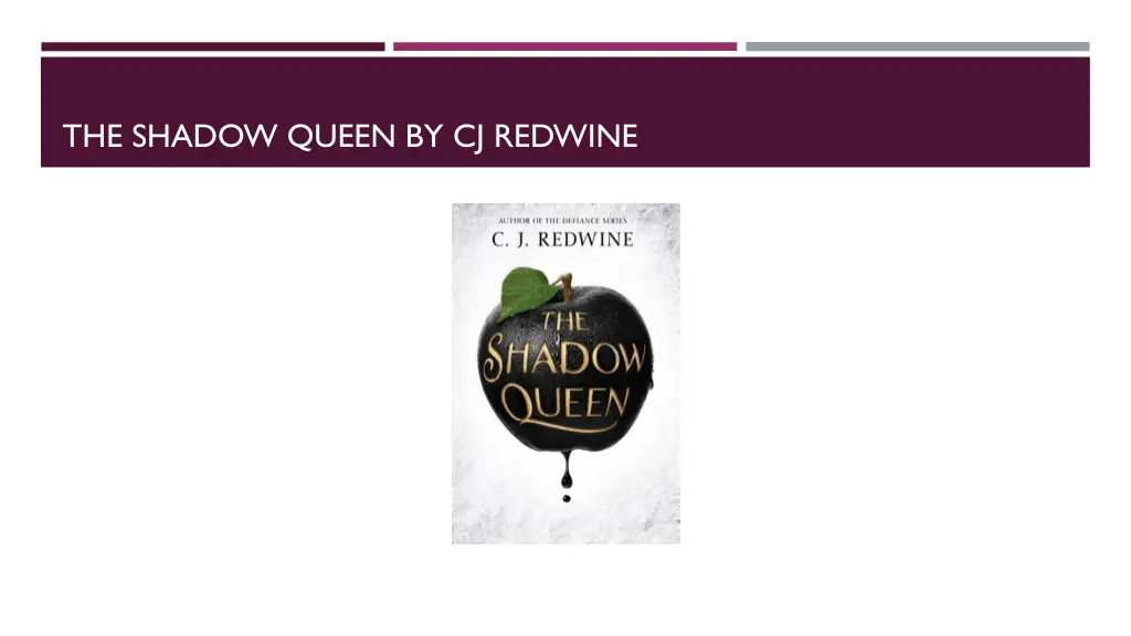 the shadow queen by cj redwine