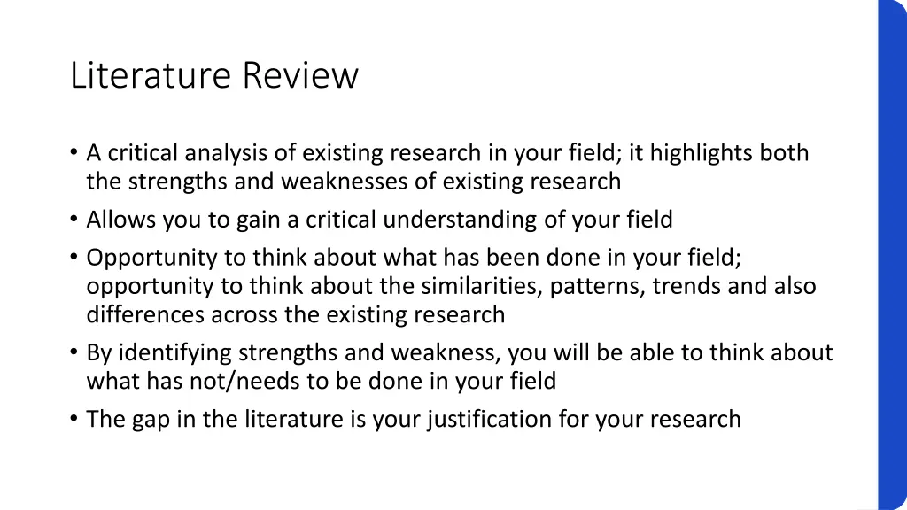 literature review