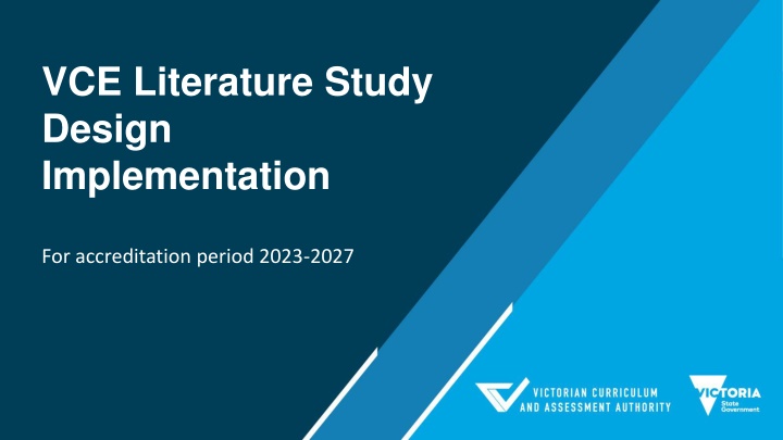 vce literature study design implementation