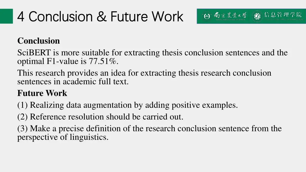 4 conclusion future work 4 conclusion future work