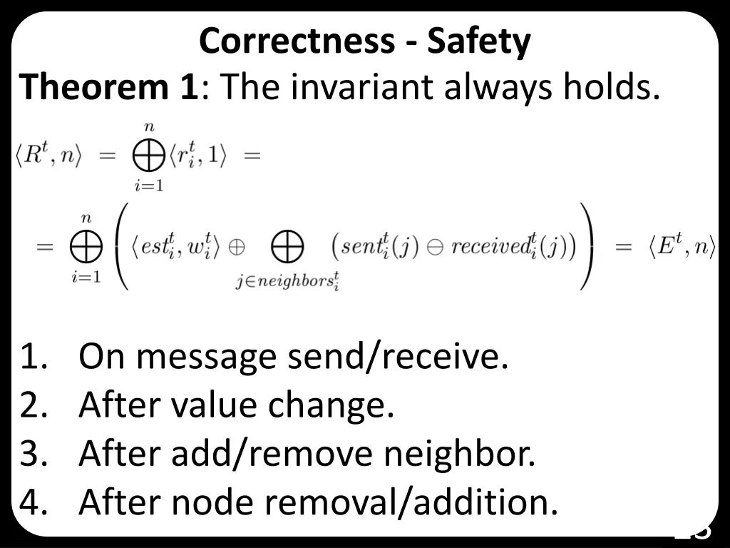 correctness safety