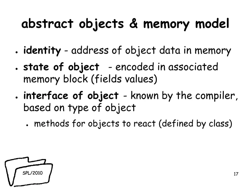 abstract objects memory model 1