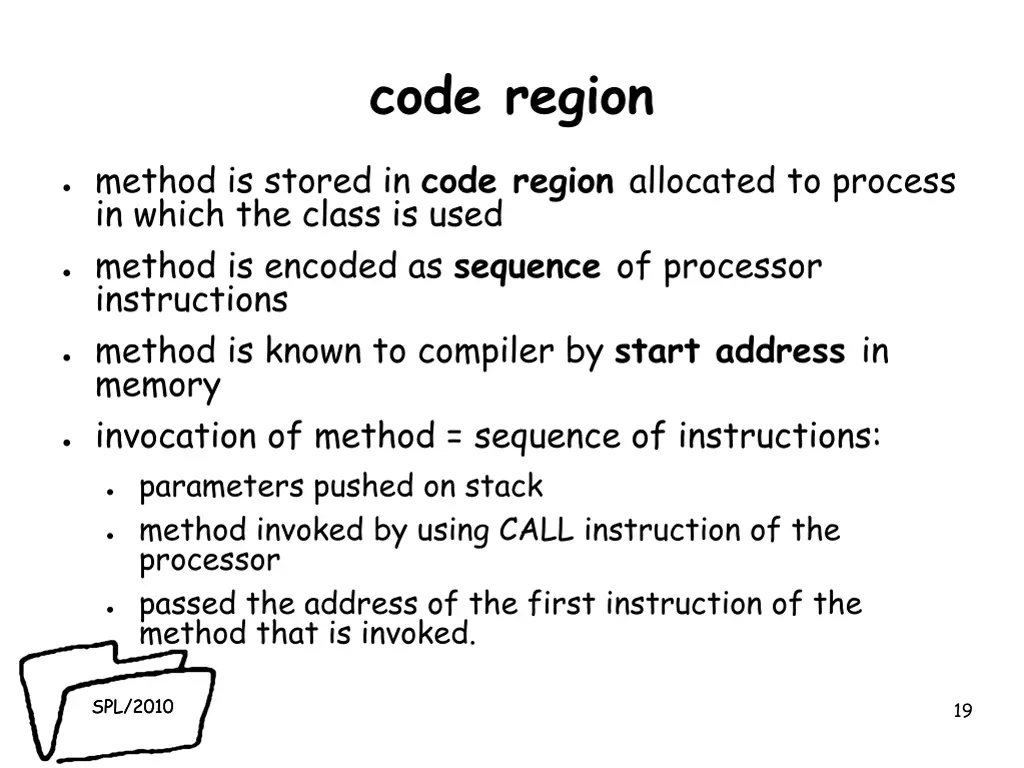 code region