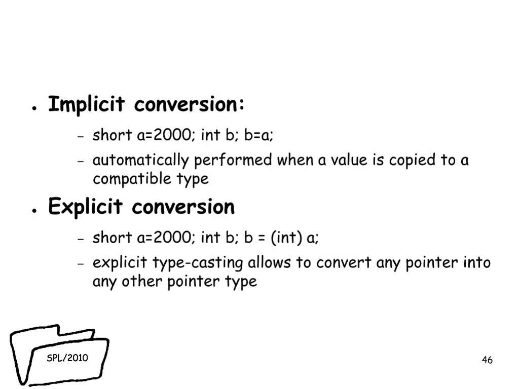 implicit conversion short a 2000