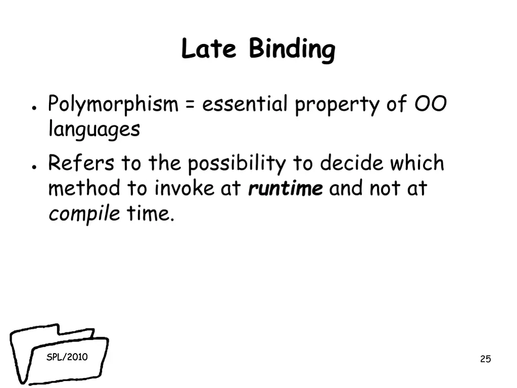 late binding