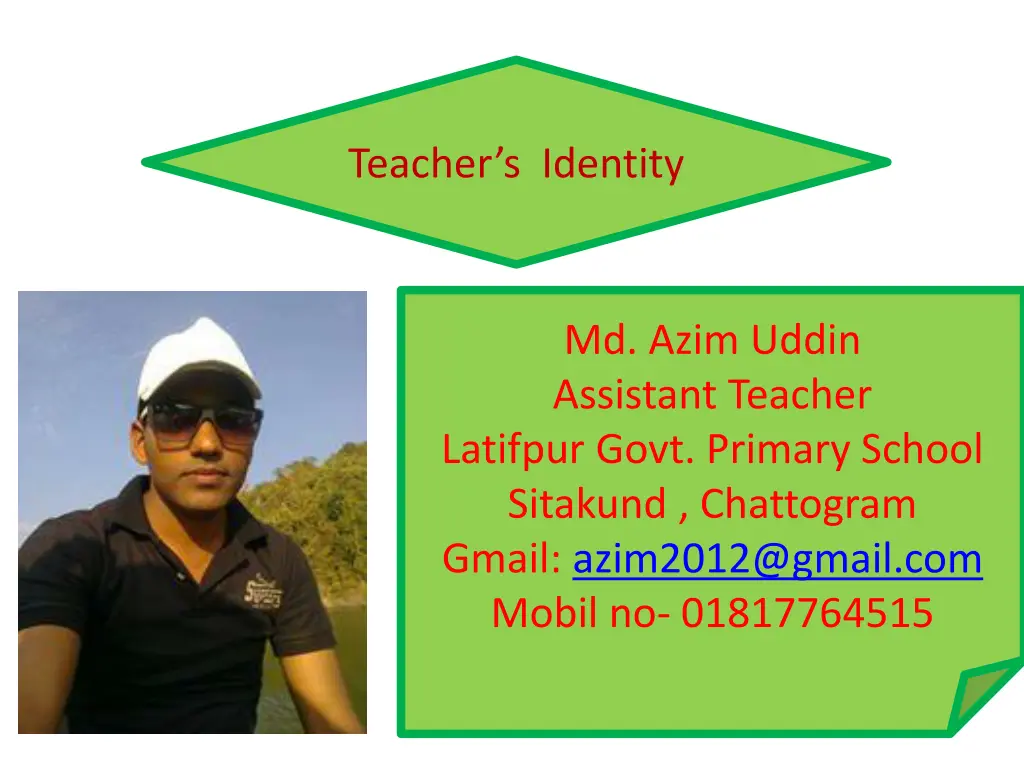 teacher s identity