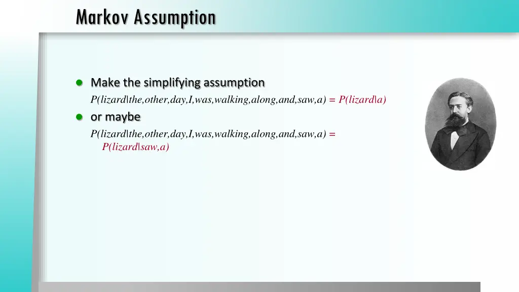 markov assumption