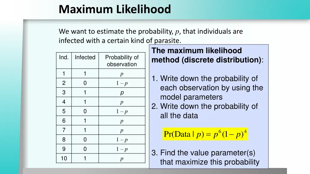 maximum likelihood