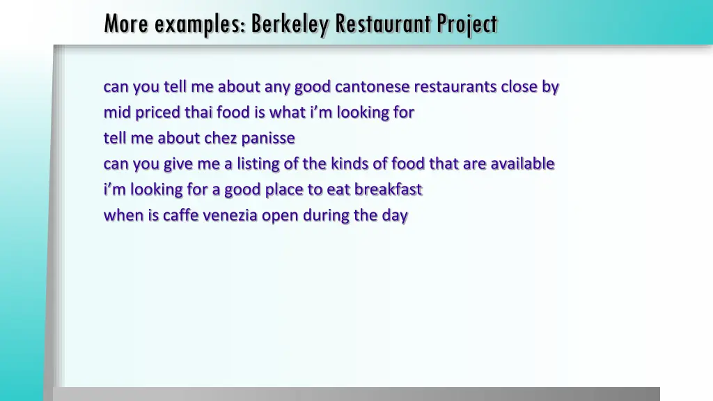 more examples berkeley restaurant project