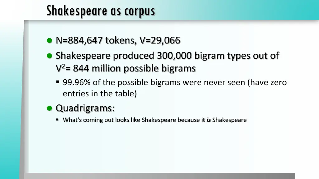 shakespeare as corpus