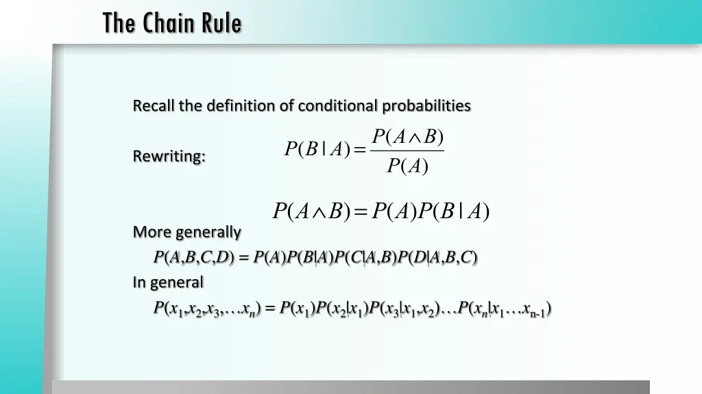 the chain rule