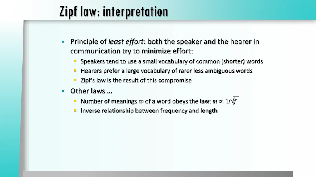 zipf law interpretation