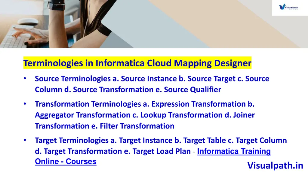 terminologies in informatica cloud mapping