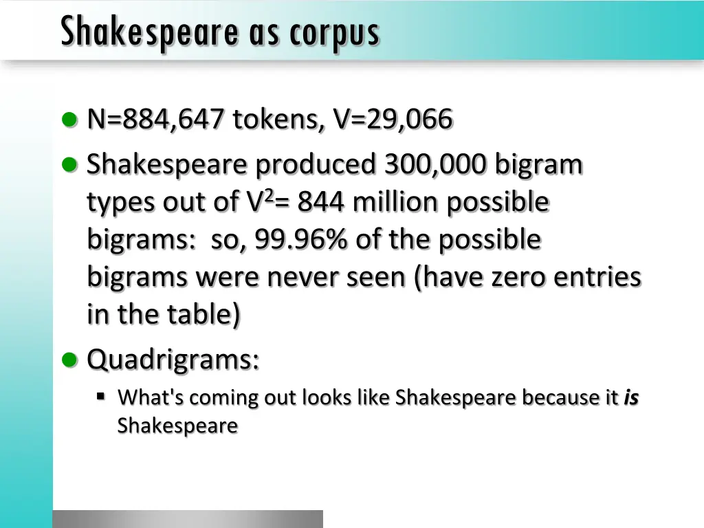 shakespeare as corpus