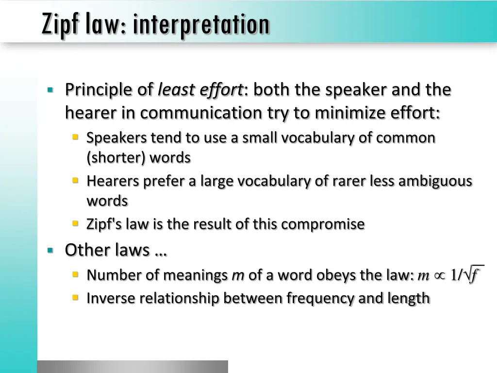 zipf law interpretation