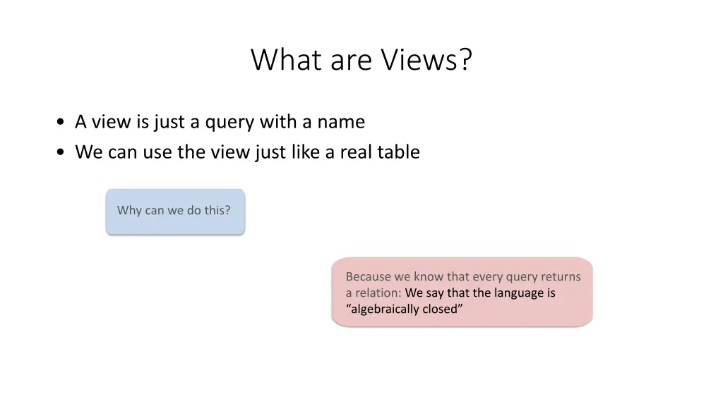 what are views