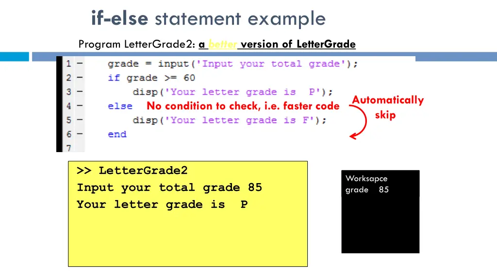 if else statement example 4