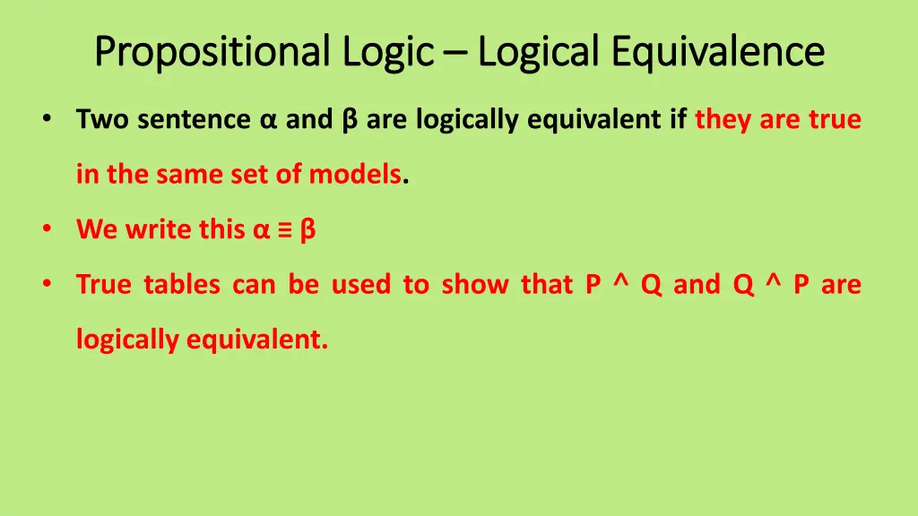 propositional logic propositional logic logical 1