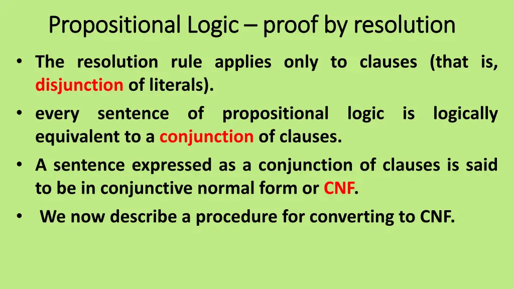 propositional logic propositional logic proof 2