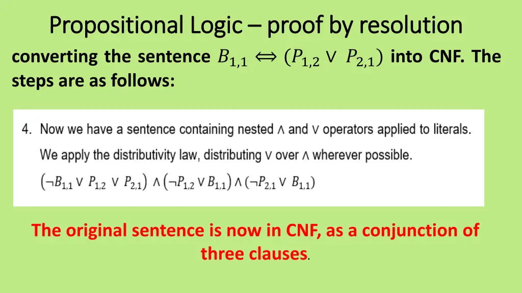 propositional logic propositional logic proof 3