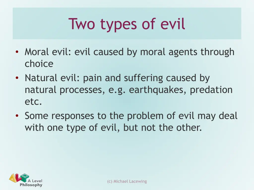 two types of evil