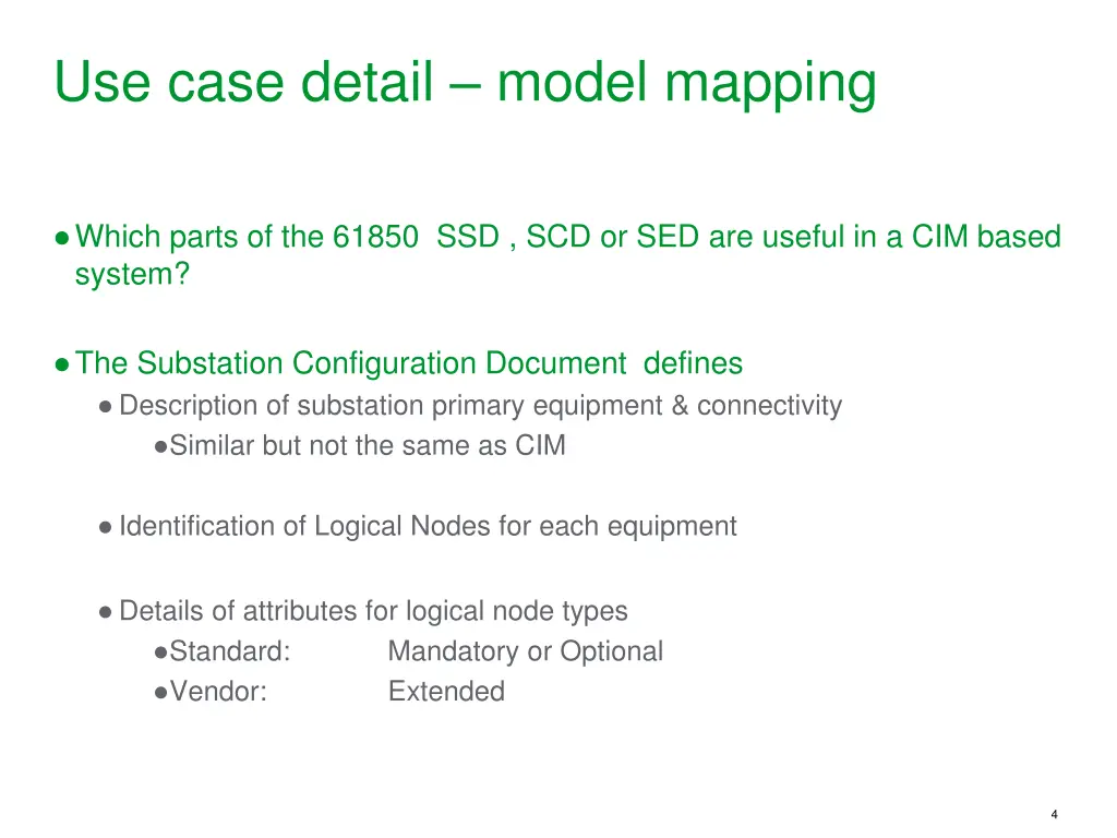 use case detail model mapping