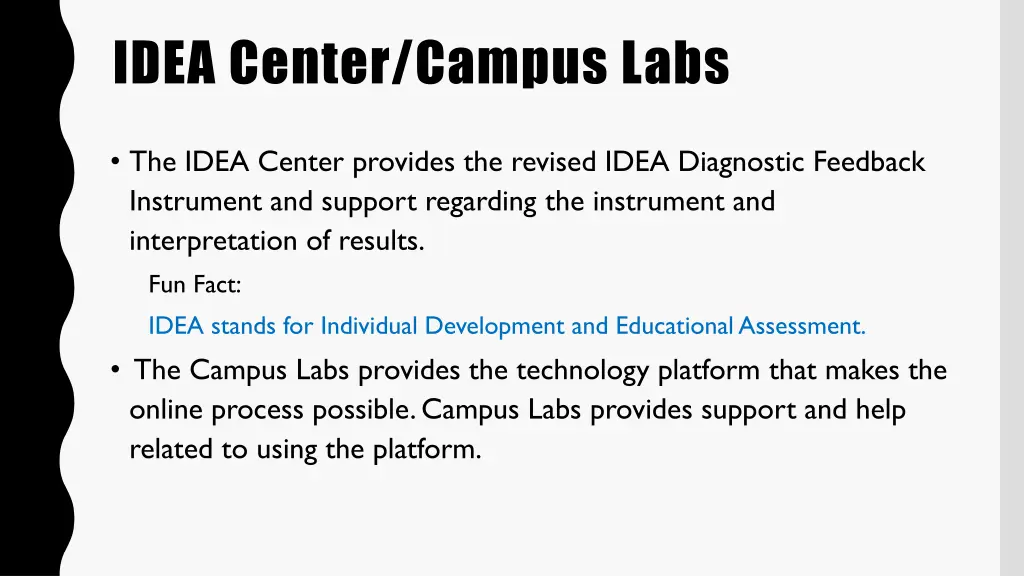idea center campus labs