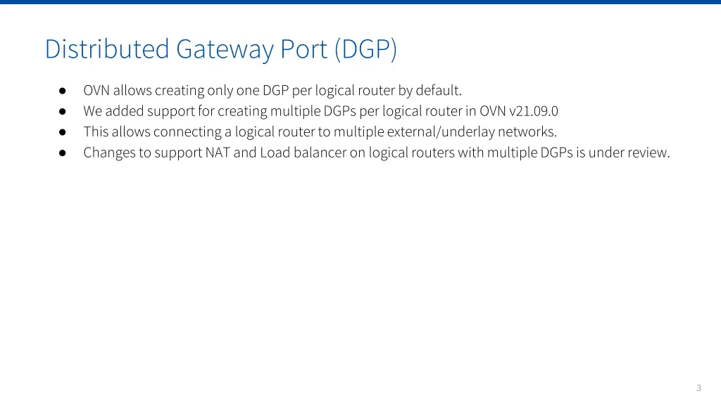 distributed gateway port dgp 1