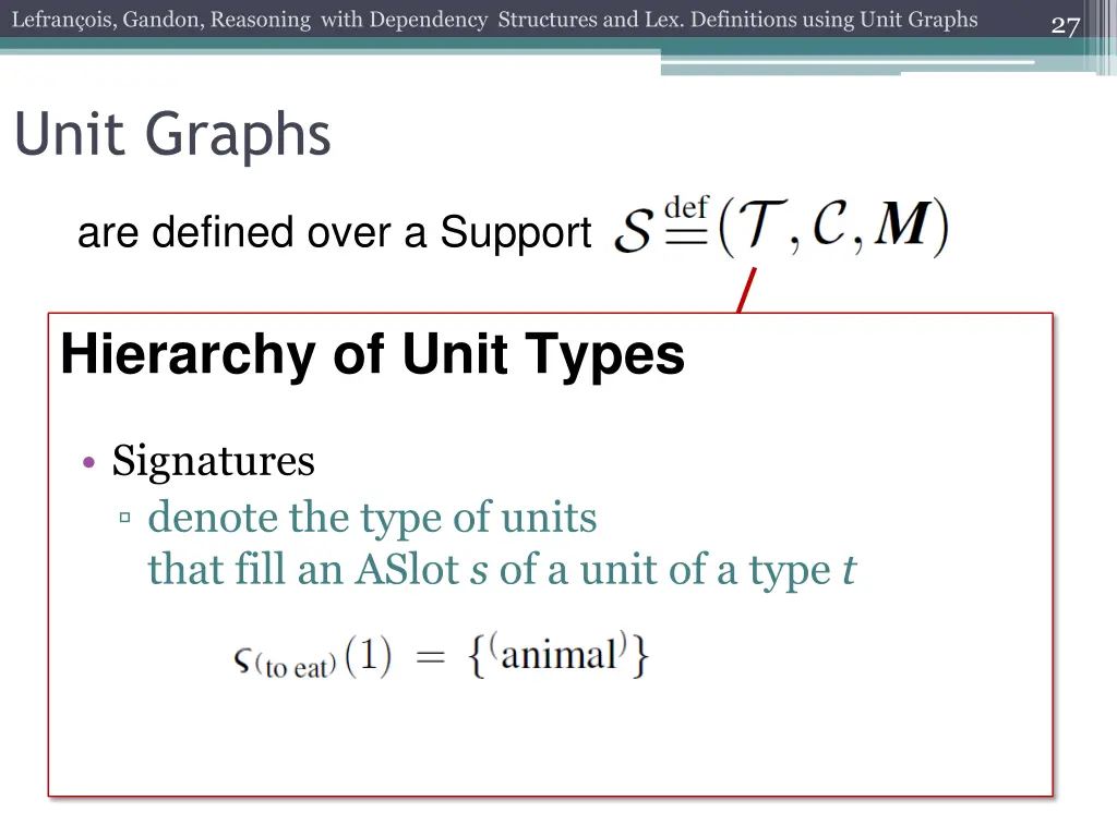 lefran ois gandon reasoning with dependency 24