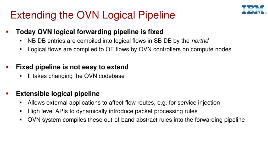 extending the ovn logical pipeline