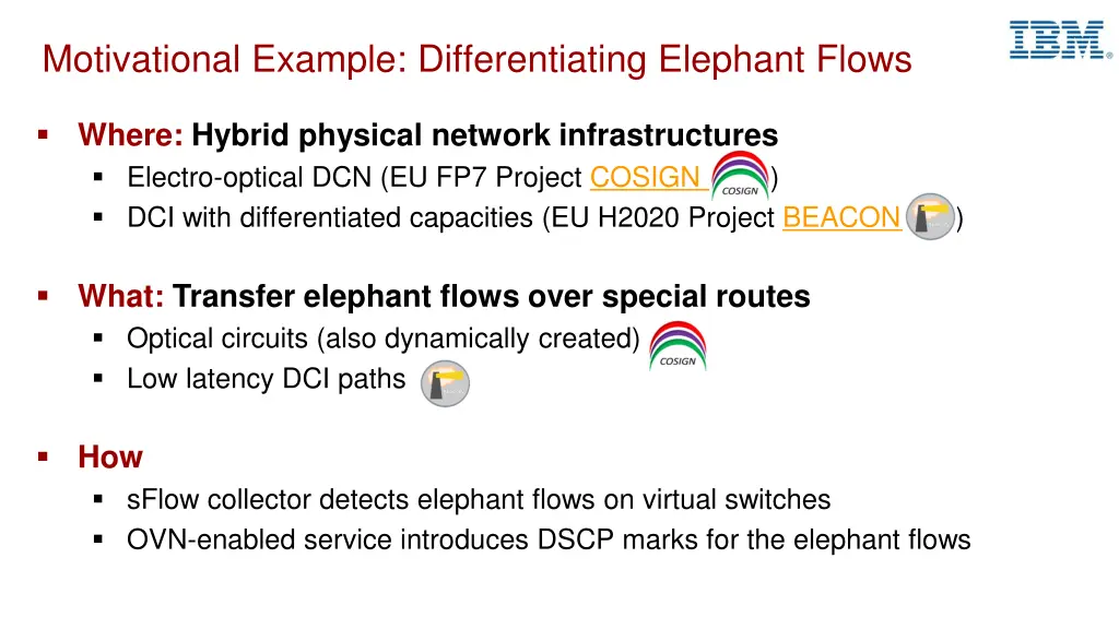 motivational example differentiating elephant