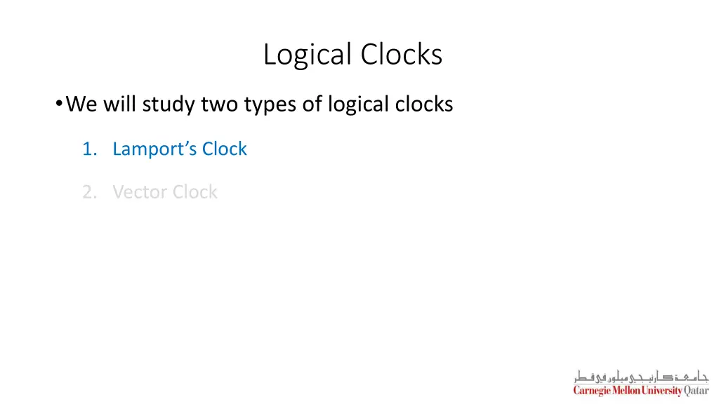 logical clocks 1