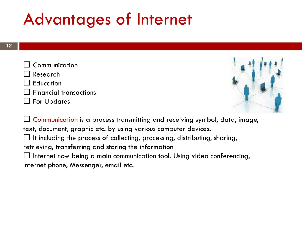 advantages of internet