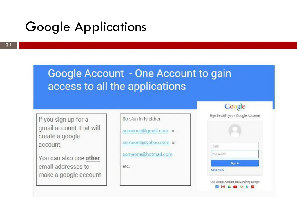 google applications 1