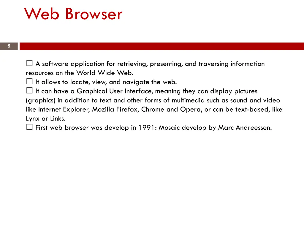 web browser