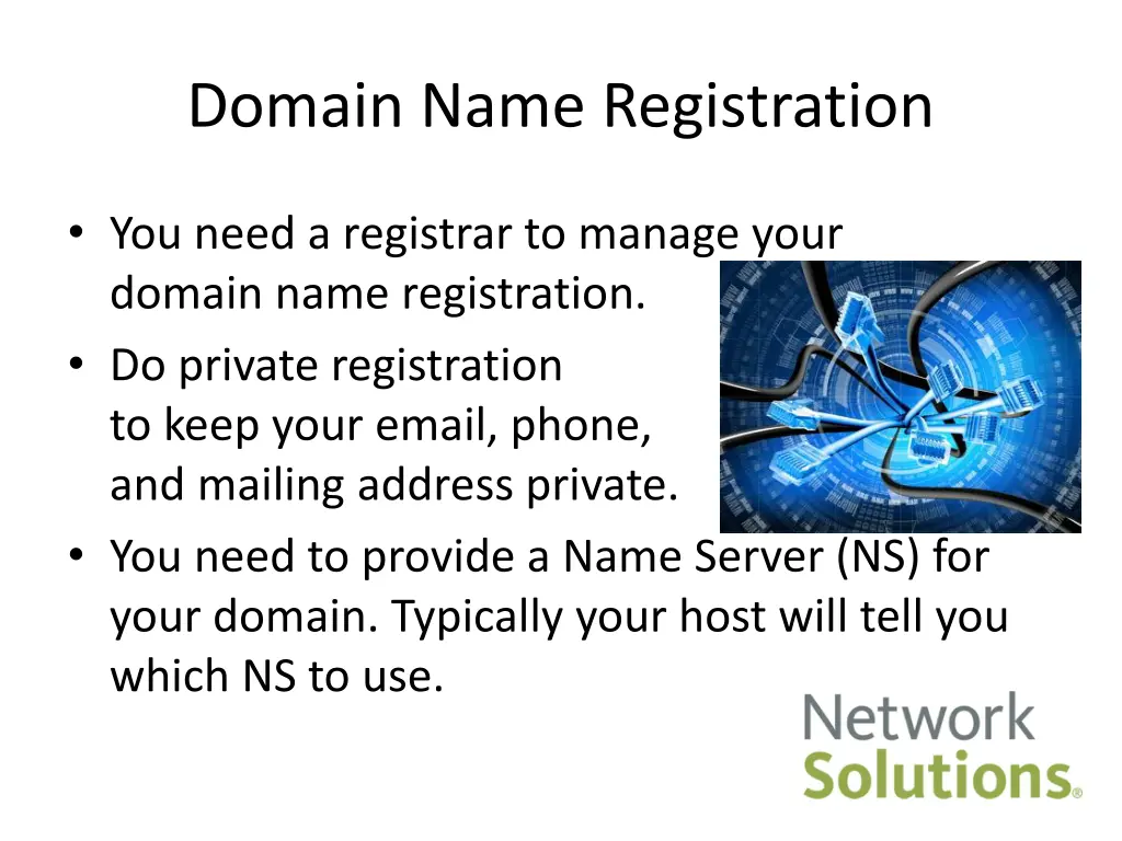 domain name registration