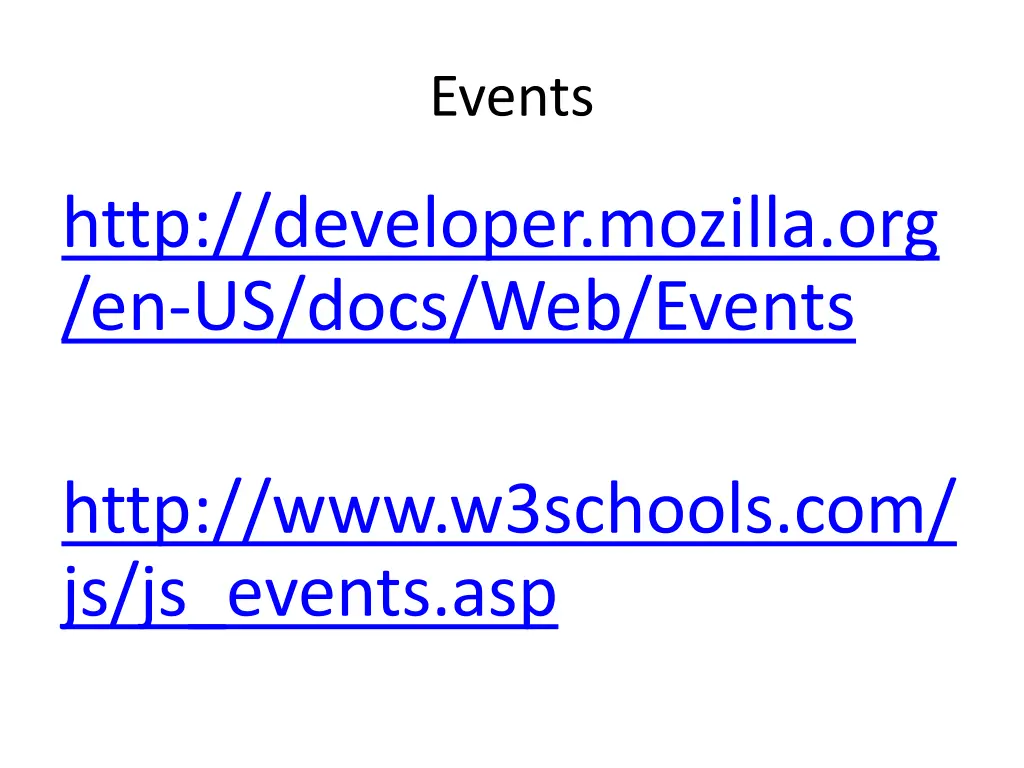 events 1